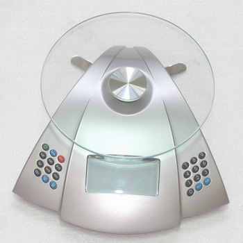 Newline Digital Glass Nutrition Calculator Kitchen Diet Food Scale, Silver